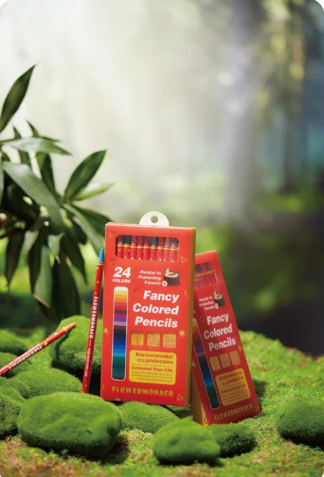 FANCY COLOURED PENCILS — catalogue item PRD-04