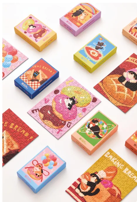 FLOWER MONACO × PUFFIN PUZZLE SET — catalogue item PRD-60